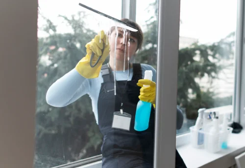 Nettoyage de vitres intérieures et extérieures à Sainte-Néomaye
